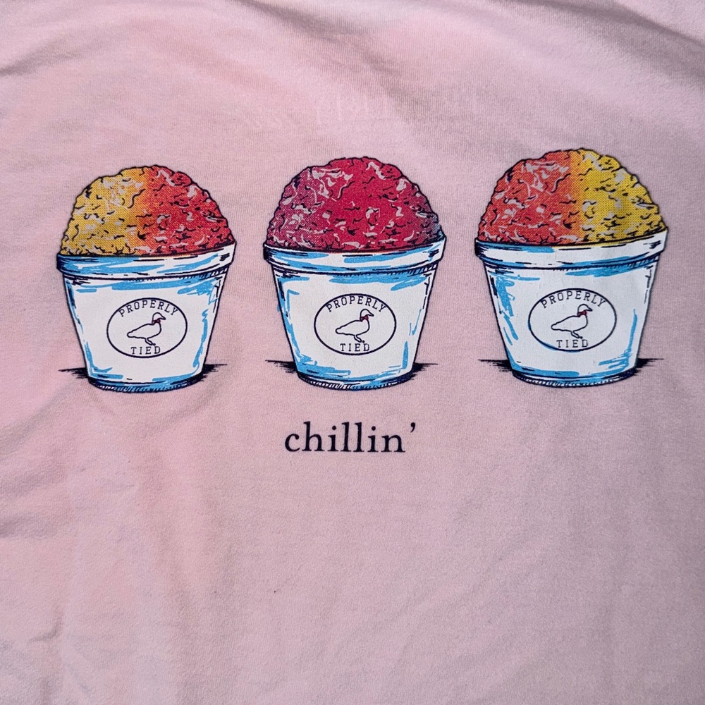 Properly Tied Pink Kids 'Chillin' Snow Cone Graphic Tee - Picture 2 of 4